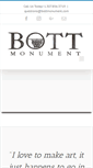 Mobile Screenshot of bottmonument.com