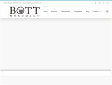 Tablet Screenshot of bottmonument.com